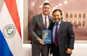 Corredor Bioceánico: Gustavo Sáenz se reunió con el Presidente de Paraguay