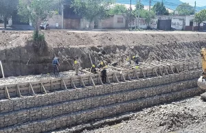 La reconstrucción del canal Yrigoyen tuvo buen funcionamiento durante la tormenta. VIDEO/FOTOS
