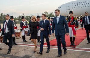 Javier Milei se reúne con Emmanuel Macron, presidente de Francia, en la Casa Rosada