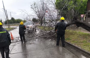 Tras la lluvia de anoche, el Sistema de Emergencias 105 intervino en 16 incidentes
