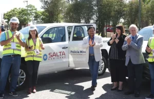 Con vehículos y equipamiento, el gobernador Sáenz asegura una minería responsable y transparente en Salta