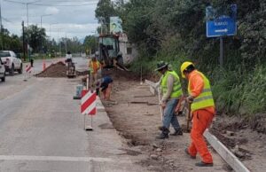 Continúa la construcción de dársenas en RN 51