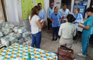 El Gobierno provincial intensifica el abordaje alimentario en Rivadavia Banda Sur. VIDEO/FOTOS