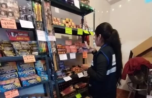 Control de Pirotecnia: se relevaron comercios y decomisó mercadería de ambulantes. FOTOS