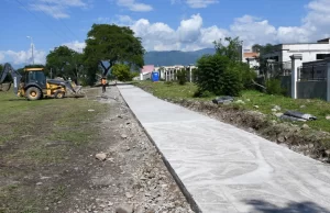 Ciudad: avanzan las obras de las nuevas ciclovías sobre la ruta 28. VIDEO/FOTOS