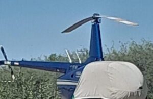 La diputada Orozco recorrió Rivadavia en helicóptero