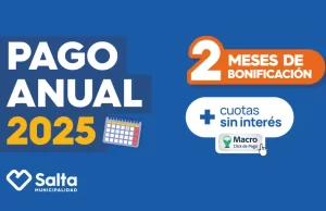 La Municipalidad lanzó el Pago Anual 2025. VIDEO/FOTO