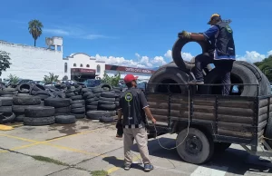 Tras el 10° Neumatón, se superaron las 700 toneladas recolectadas. VIDEO/FOTOS