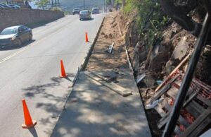Avanzan los trabajos de nueva caminaría en el acceso a Salta. FOTOS