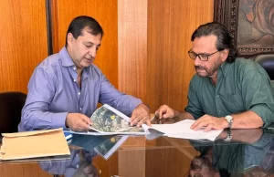 El gobernador Sáenz se reunió con el Intendente de Rosario de la Frontera. VIDEO