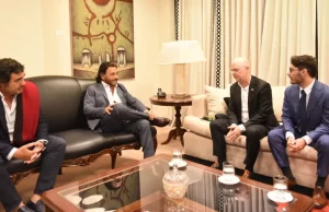 Nuevo inversor en litio desembarca en Salta: Sáenz recibió al CEO de Marhen Lithium. VIDEO/FOTOS