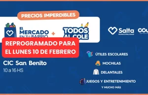 Se reprogramó “El mercado en tu barrio” para este lunes 10