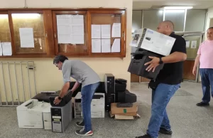 Escuelas técnicas recibieron residuos eléctricos para los talleres prácticos. VIDEO/FOTOS
