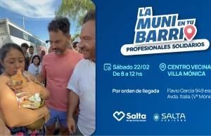 La “Muni en tu barrio” estará este sábado 22 en Villa Mónica. FOTOS