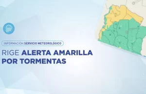 Estado del tiempo en Salta: rige alerta amarilla por tormentas