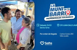Este sábado “La Muni en tu barrio” estará en Villa Lavalle. FOTOS