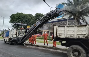 Ejecutaron obras de repavimentación en la avenida Bicentenario de la Batalla de Salta. VIDEO/FOTOS