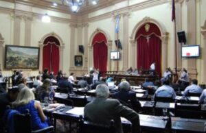 Sesión de la Cámara de Diputados de la Provincia