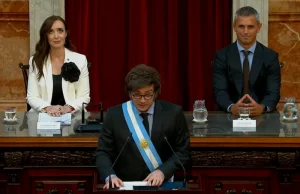 Javier Milei encabezó la apertura de sesiones ordinarias en el Congreso