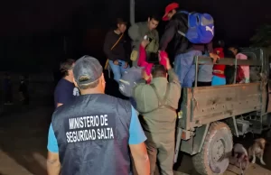 Pico del Pilcomayo: Fueron evacuados los pobladores de Hito 1 y Santa María. FOTOS