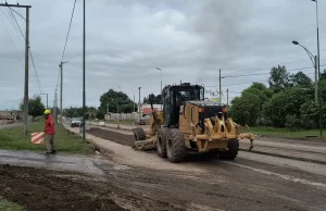 Continúa la obra de repavimentación en la avenida Ex Combatientes de Malvinas. VIDEO/FOTOS