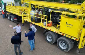 El Gobierno de la provincia inició la construcción de un nuevo pozo de agua en Orán. FOTOS