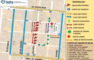 Operativos de tránsito por Semana Santa y el aniversario de la Fundación de Salta