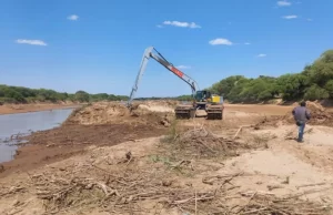 Recursos Hídricos continúa evaluando las defensas en Santa Victoria Este
