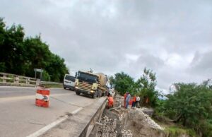 Concluyeron los trabajos de recuperación del Puente del Río Pescado en la RN 50