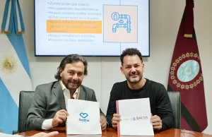 Provincia y Municipio firmaron un convenio para reconstruir el mercado San Miguel. FOTOS
