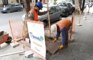 Plan Mi Vereda: hasta el momento se llevan cubiertos mil metros lineales. VIDEO/FOTOS