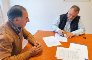 SAETA y Apolinario Saravia suscriben un convenio para la entrega de un colectivo