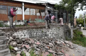Avanza la recuperación del espacio público cercano al Templete San Cayetano. VIDEO/FOTOS