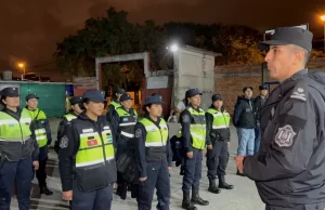 Patrullajes y controles preventivos de seguridad en barrios de la Capital. FOTOS