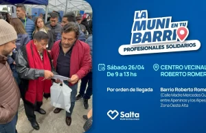 El sábado 26 “La Muni en tu barrio” visitará la zona oeste alta. FOTOS