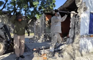 Avanza la recuperación de un espacio público en calle Coronel Vidt y Olavarría. VIDEO/FOTOS
