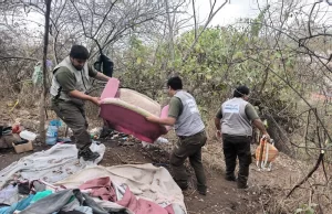 La Municipalidad realizó tareas de limpieza en el cerro San Bernardo. VIDEO/FOTOS