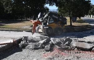 Continúan las obras de hormigonado en distintos puntos de la ciudad. VIDEO/FOTOS