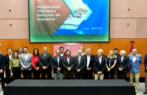 Disminución de la presión fiscal: Sáenz anunció reducción de impuestos y eliminación de tasas. VIDEOS/FOTOS