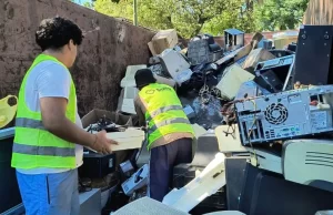 Este lunes se realiza el cuarto Raeetón y ya suma 40 toneladas de residuos electrónicos recolectados