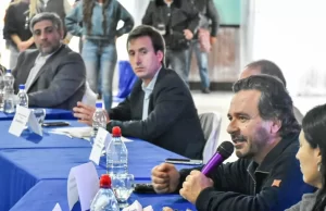 El gobernador Sáenz presidió la reunión de gabinete ampliado en el departamento San Martín. FOTOS