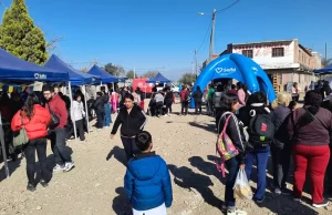 En barrio San Benito el programa municipal “Cerca tuyo” desplegó todos sus servicios. VIDEO/FOTOS