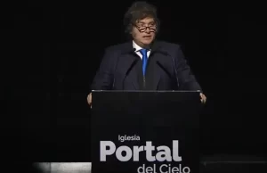 Milei en el congreso evangélico de Chaco, calificó a la justicia social como “un pecado”