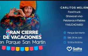 Gran cierre de vacaciones en el Parque San Martín con shows, gastronomía y carrera de disfraces. VIDEO/FOTOS
