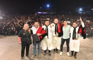 Sáenz junto al pueblo de Orán celebró los 231 años de la ciudad. VIDEO/FOTOS