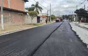 Ciudad: erradican calles de tierra en el barrio Miguel Aráoz. VIDEO/FOTOS
