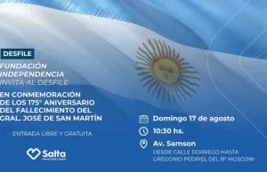 En B° Mosconi será el desfile en conmemoración al fallecimiento del Gral. San Martín