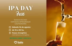 Salteños y turistas podrán disfrutar del ‘IPA Day Fest’ en el Paseo Ameghino. VIDEO/FOTOS