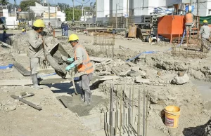 Obras en el hospital San Bernardo: inició la construcción del bloque crítico