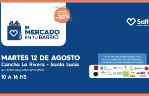 “Mercado en tu barrio” se hará este martes en Santa Lucía